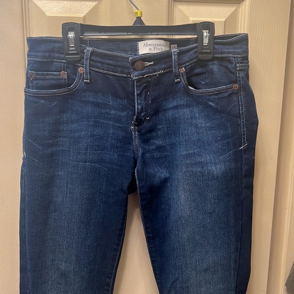 Abercrombie dark blue jeans - Picture 2 of 7